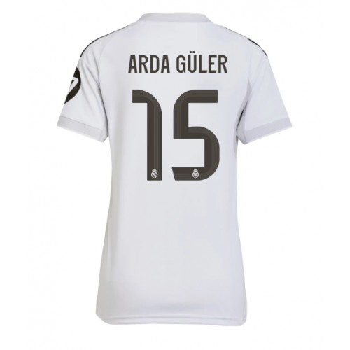 Ženski Nogometni dresi Real Madrid Arda Guler #15 Domači 2025-26 Kratek Rokav